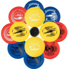 PLAYAPUT Flying Discs,Assorted Colors, Set of 12