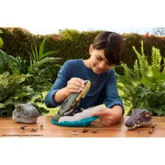 Jurassic World Rebirth Deluxe Mosasaurus Playset, 7 Interactive Features & Sound FX, 6 Micro Figures