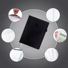 Undated PRO Schedule Planner Weekly/Monthly Black - Clever Fox