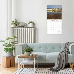 2026 Square Wall Calendar, Bull Terriers, 16-Month Animals Theme with 180 Reminder Stickers (12x12 In)