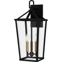 Quoizel Lighting Hull 3 - Light Sconce in  Matte Black
