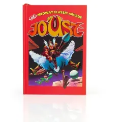 Crowded Coop, LLC Midway Arcade Games Joust Hard Cover Ruled Journal With Ribbon Bookmark