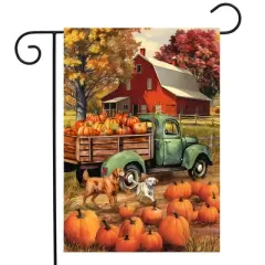 Briarwood Lane Fall Garden Flag 12x18 For Outdoor Autumn Farm For Fall Garden Flag Flags For Outside