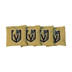 NHL Vegas Golden Knights Corn-Filled Cornhole Bags Gold - 4pk