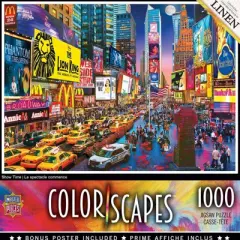 MasterPieces Inc Colorscapes Show Time 1000 Piece Linen Jigsaw Puzzle