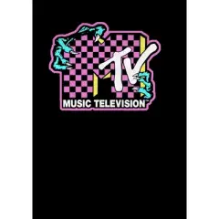 Boy's MTV Dragon Checker Logo T-Shirt