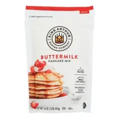 King Arthur Baking Company Buttermilk Pancake Mix - Case of 6/16 oz
