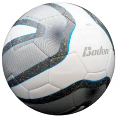 Baden Size 5 Team Soccer Ball - White/Gray/Blue