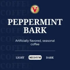 Victor Allen's Coffee Peppermint Bark Flavored, Medium Roast, 32 Count, Single Serve Coffee Pods for Keurig K-Cup Brewers