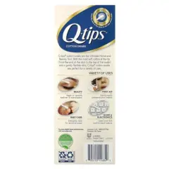 Q-tips Cotton Swabs, Family Pack, 2 Pack, 500 Swabs Each