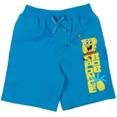 SpongeBob SquarePants Patrick French Terry 2 Pack Shorts Blue / White 