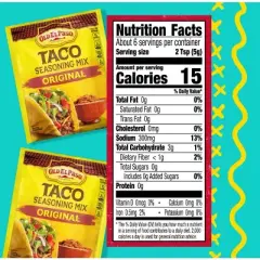 Old El Paso Taco Seasoning Mix 1oz, 10 Pack (Bulk Size)
