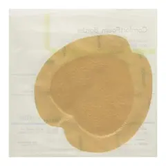 ComfortFoam Border Sacral Adhesive Silicone Foam Dressing 7-1/5 X 7-1/5 Inch With Border Sterile