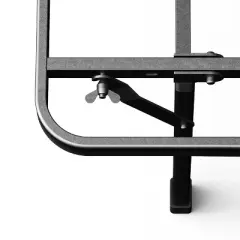 16" Gene Steel Deluxe SmartBase Frame Black - Zinus