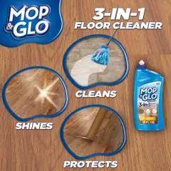 Mop & Glo Professional Multi-Surface Floor Cleaner, Fresh Citrus Scent 64 Oz