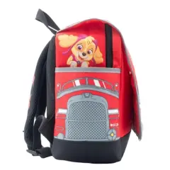 Paw Patrol Backpack For Kids & Toddlers, School Bag for Boys and Girls, 3D Front Pocket Features Marshall, Chase, Skye, & Rubble, 11.5 Inches