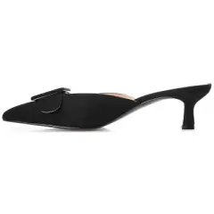 Journee Collection Womens Vianna Kitten Heel Mules Pointed Toe Pumps