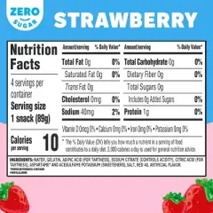 Jell-O Strawberry Sugar Free Jello Cups Gelatin Snack - 12.5oz/4ct