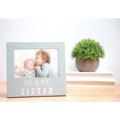 Pearhead Sentiment Me And My Sister Frame - Gray 4"x6"