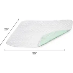 DMI Waterproof Bed Pad &ndash; Reusable Mattress & Furniture Protector, 28x36, No Straps
