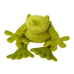 Manhattan Toy Velveteen Fidgety Frog Pond Life Toy Stuffed Animal, 14"