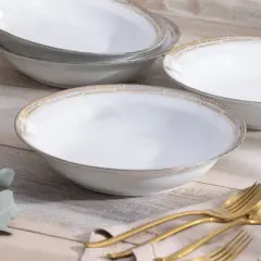 Noritake Raylan Set of 4 Coupe Dinner Bowls