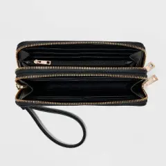 Double Zip Wallet - A New Day&trade; Black