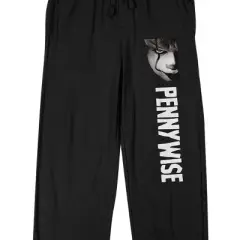 Pennywise IT Movie Men's Black Sleep Pajama Pants