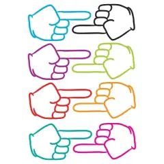 Ashley Productions&reg; Die-Cut Magnetic Pointing Fingers, 8 Per Pack, 6 Packs