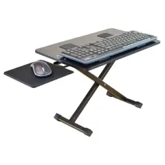 Adjustable Height Computer Keyboard Stand Black - Uncaged Ergonomics