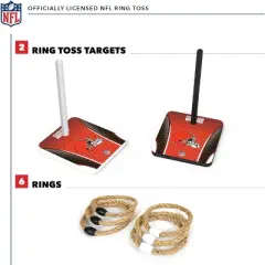 NFL Cleveland Browns Solid Wood Quoits Toss Game