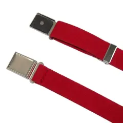 CTM Kids' Elastic Stretch Adjustable Belt with Magnetic Buckle