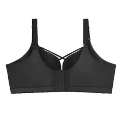 Agnes Orinda Women' s Plus Size Wireless Full Coverage 5 Hooks High Support Adjustable Straps Bralettes