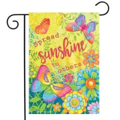 Briarwood Lane Spread Sunshine To Others Spring Garden Flag Floral Inspirational 18" x 12.5"