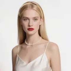 Unique Bargains Rhinestones Thin Headband 1 Pc