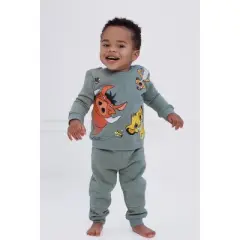 Disney Christmas Baby Fleece Sweatshirt and Pants Outfit Set Newborn to Infant