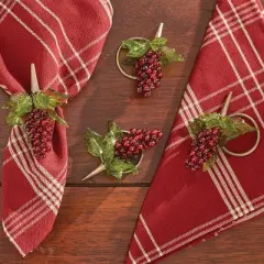 Park Designs Mason Reserve Napkin Ring Set of 4