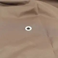 Sevobal Patio Umbrellas Patio Double Roof With Air Vent Gazebo Replacement Canopy Top Fabric For Lawn, Garden, Backyard, Brown, 118"*118"*26.78"