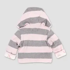Burt's Bees Baby&reg; Baby Girls' Bee Reversible Organic Cotton Puffer Jacket - Pink
