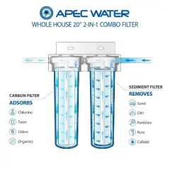 APEC Water Systems CB2-SED-CAB20-BB Whole House Water Filtration System
