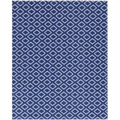 3pk Gemstone Indoor/Outdoor Rug Runner Mat Blue/White - Foss Floors