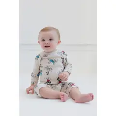 Disney Mickey Mouse Donald Duck Goofy Baby Snap Sleep N' Play Coverall Newborn to Infant