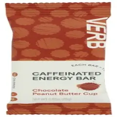 Verb Energy Chocolate Peanut Butter Cup Caffeinated Energy Bar - 16 bars, .92 oz