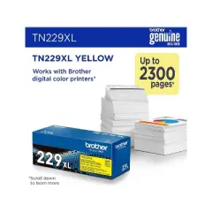 Brother TN229XL Yellow High Yield Toner Cartridge (TN229XLY)