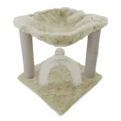 FurHaven Tiger Tough Plush Hammock Cat Bed