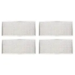 Nispira Replacement Microwave Range Hood Grease Filter Compatible with Whirlpool W10208631A, 12-7/8" x 5-3/4" x 1/16". 4 Filters