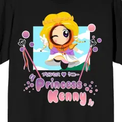 South Park Princess Kenny Men's Black Short Sleeve Crew Neck Tee