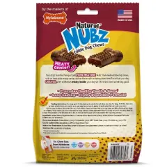 Nylabone Nubz Beef with Meaty Center Chewy Dog Treats - 20pk