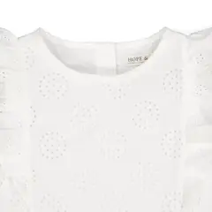 Hope & Henry Girls' A-Line Flutter Top, Toddler