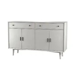 Benito 58'' Wide 2 Drawer Modern Sideboard with Solid Wood Legs | KARAT HOME